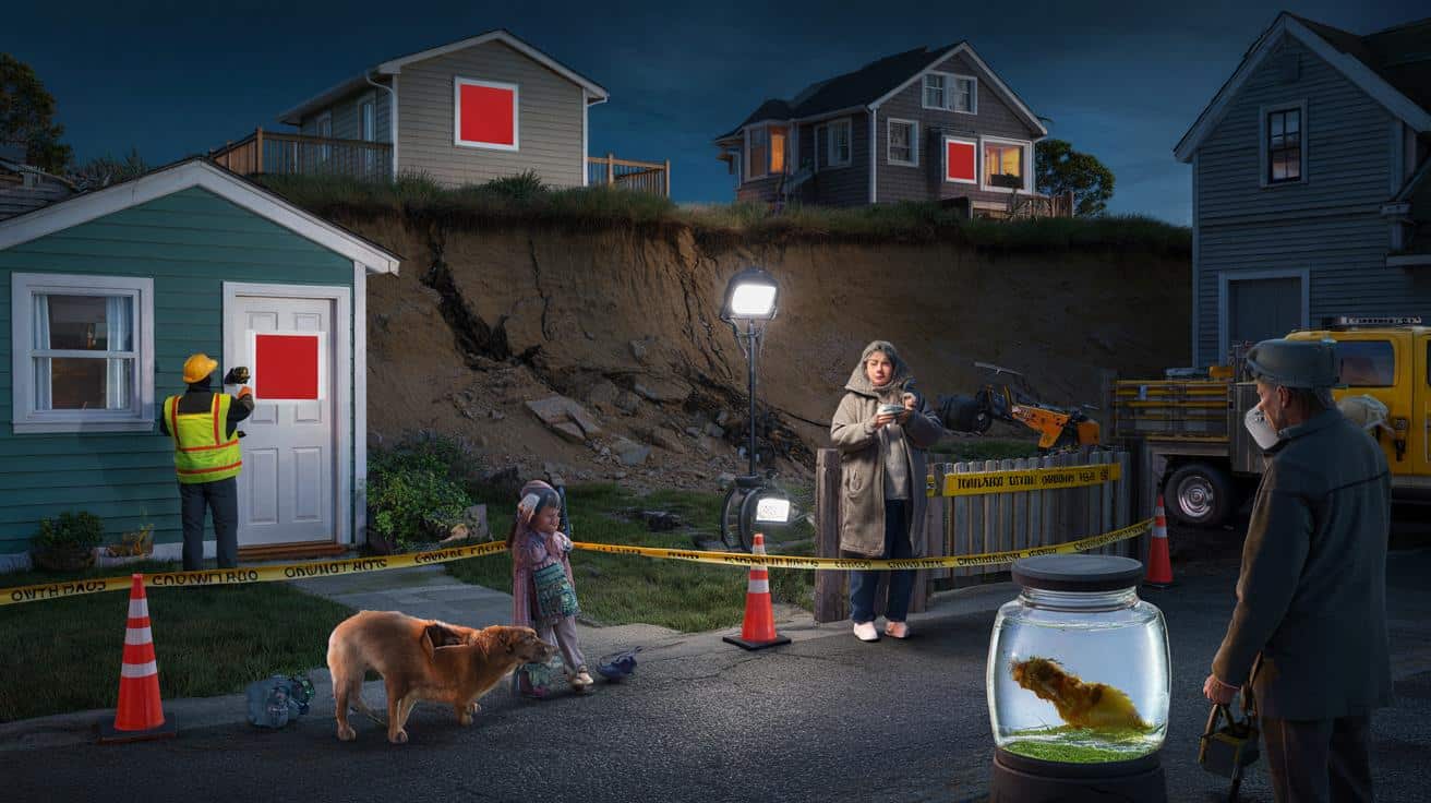 Cliffside Collapse: Three more coastal homes 'red-tagged' for immediate demolition as erosion accelerates tonight